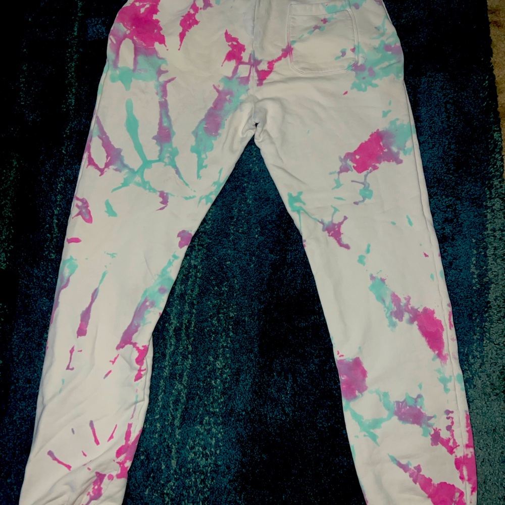 Amiri Tye Dye Organic Cotton Sweatpants